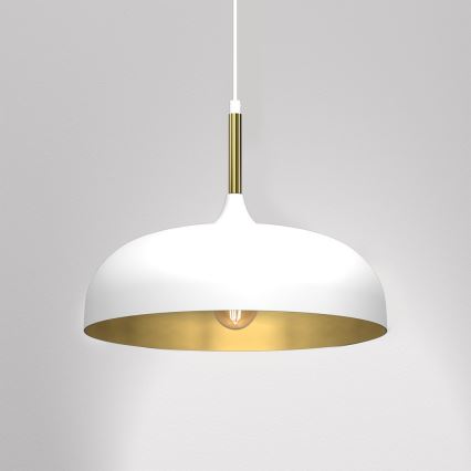 Brilagi - Pakabinamas sietynas ABRAHAM 1xE27/60W/230V diametras 35 cm balta