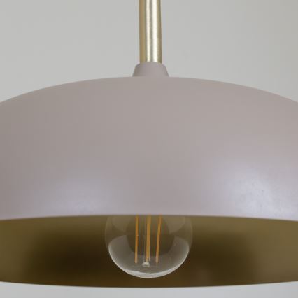 Brilagi - Pakabinamas sietynas ABRAHAM 1xE27/60W/230V diametras 35 cm smėlio spalva