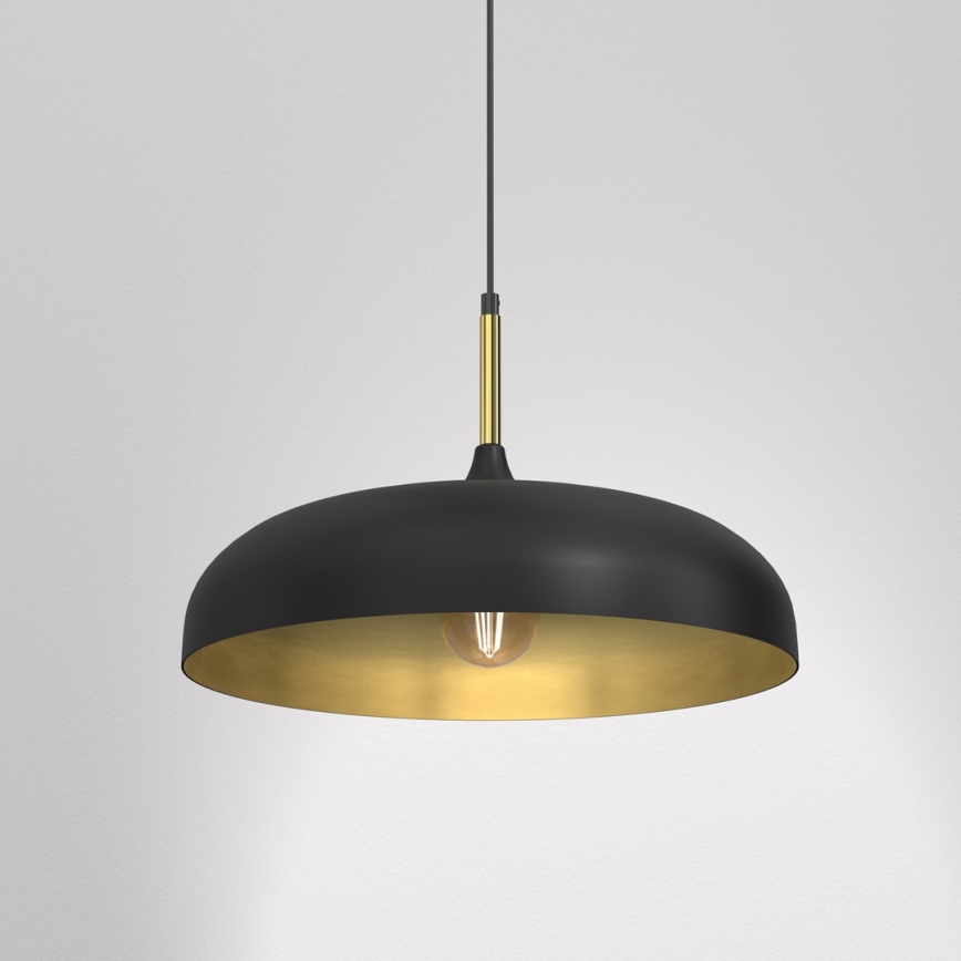 Brilagi - Pakabinamas sietynas ABRAHAM 1xE27/60W/230V diametras 45 cm juoda