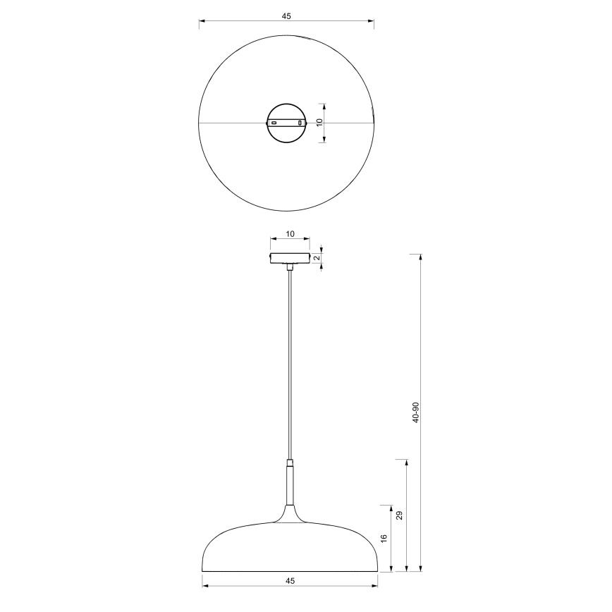 Brilagi - Pakabinamas sietynas ABRAHAM 1xE27/60W/230V diametras 45 cm smėlio spalva