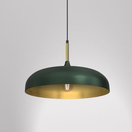 Brilagi - Pakabinamas sietynas ABRAHAM 1xE27/60W/230V diametras 45 cm žalia