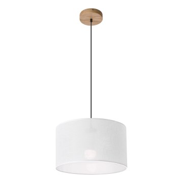 Brilagi - Pakabinamas sietynas ANTHONY 1xE27/60W/230V ąžuolas/balta