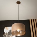 Brilagi - Pakabinamas sietynas ANTHONY 1xE27/60W/230V ąžuolas/ruda