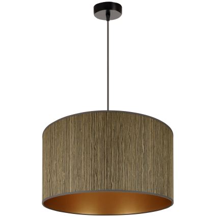 Brilagi - Pakabinamas sietynas BOSTON ROLLER 1xE27/15W/230V diametras 45 cm šiaudų ruda/auksas
