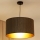 Brilagi - Pakabinamas sietynas BOSTON ROLLER 1xE27/15W/230V diametras 45 cm šiaudų ruda/auksas