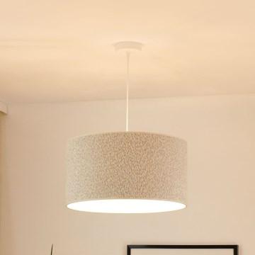 Brilagi - Pakabinamas sietynas BOUCLE ROLLER 1xE27/15W/230V diametras 45 cm kreminė