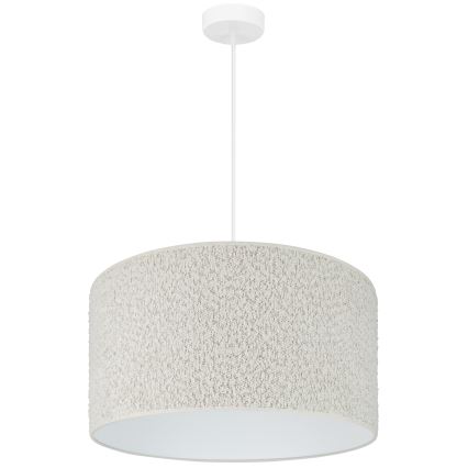 Brilagi - Pakabinamas sietynas BOUCLE ROLLER 1xE27/15W/230V diametras 45 cm kreminė
