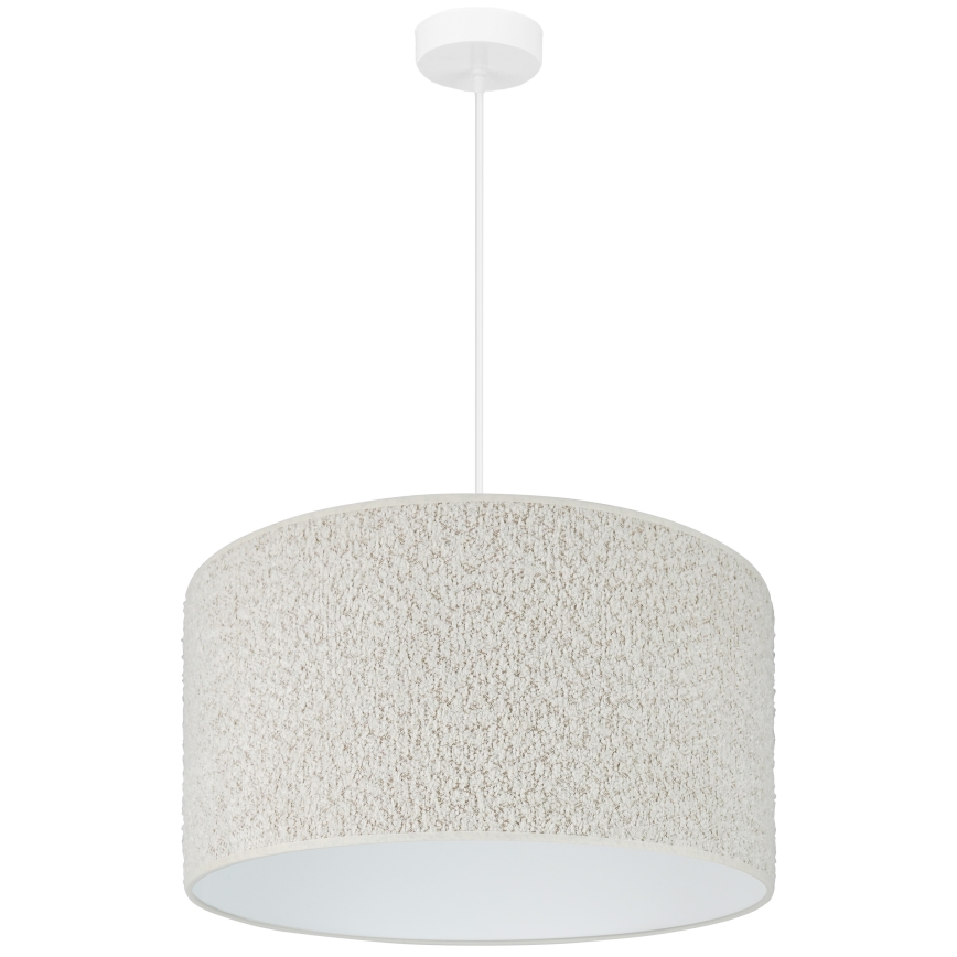 Brilagi - Pakabinamas sietynas BOUCLE ROLLER 1xE27/15W/230V diametras 45 cm kreminė
