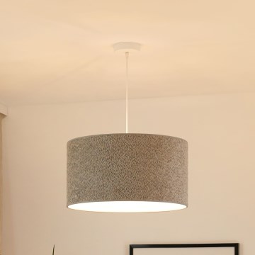 Brilagi - Pakabinamas sietynas BOUCLE ROLLER 1xE27/15W/230V diametras 45 cm pilka