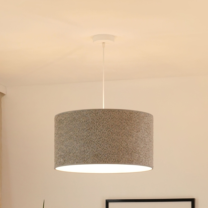 Brilagi - Pakabinamas sietynas BOUCLE ROLLER 1xE27/15W/230V diametras 45 cm pilka