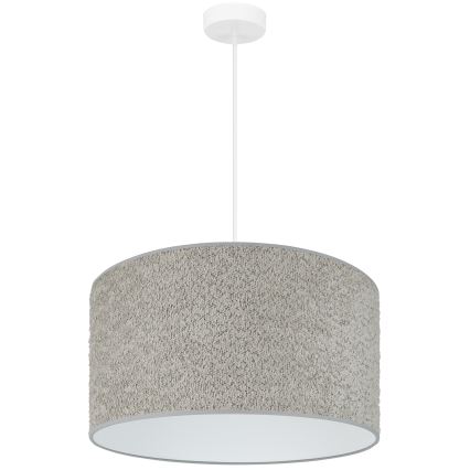 Brilagi - Pakabinamas sietynas BOUCLE ROLLER 1xE27/15W/230V diametras 45 cm pilka