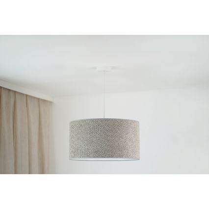 Brilagi - Pakabinamas sietynas BOUCLE ROLLER 1xE27/15W/230V diametras 45 cm pilka