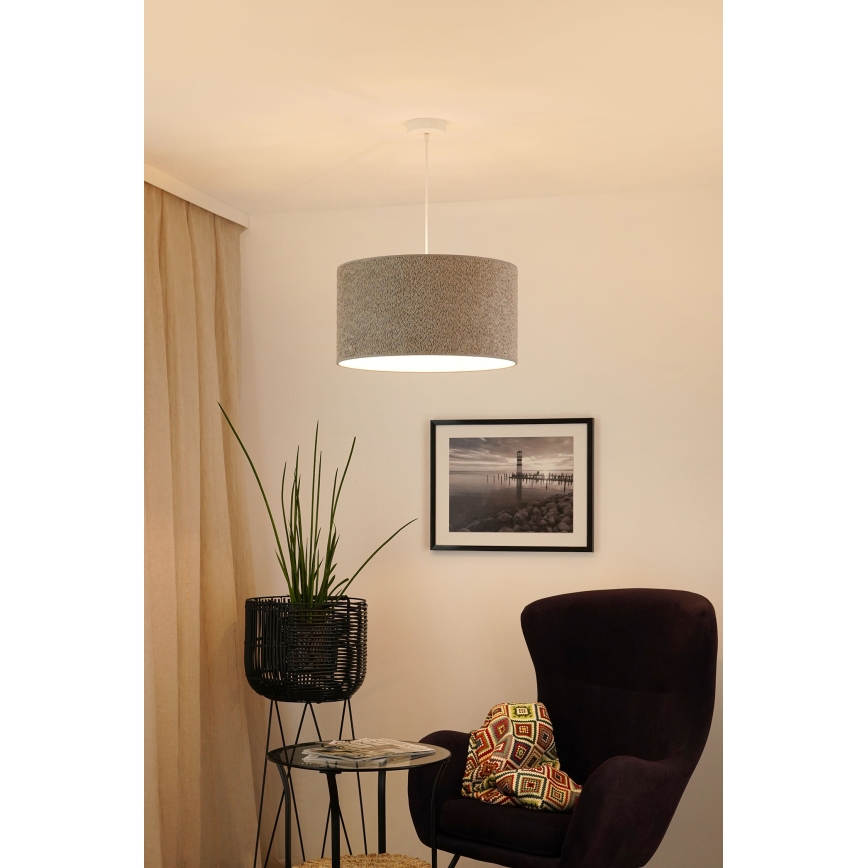 Brilagi - Pakabinamas sietynas BOUCLE ROLLER 1xE27/15W/230V diametras 45 cm pilka