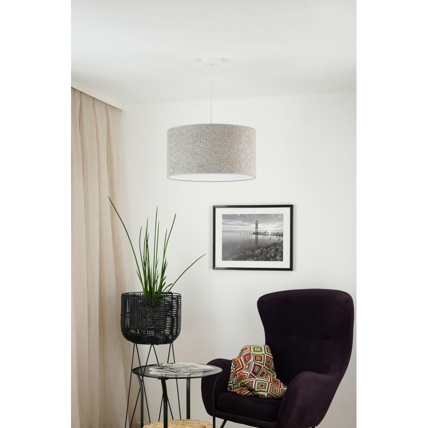 Brilagi - Pakabinamas sietynas BOUCLE ROLLER 1xE27/15W/230V diametras 45 cm pilka
