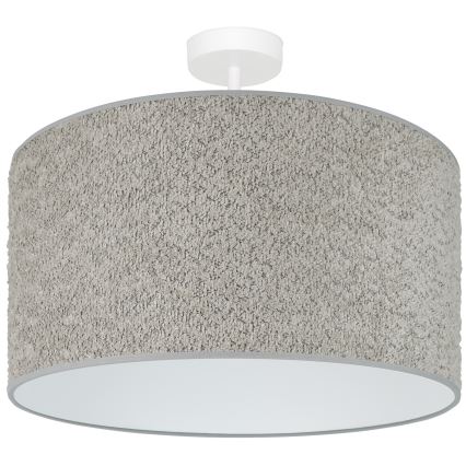 Brilagi - Pakabinamas sietynas BOUCLE ROLLER 1xE27/15W/230V diametras 45 cm pilka