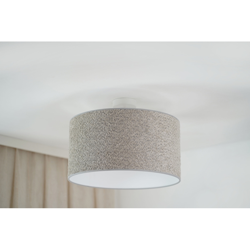 Brilagi - Pakabinamas sietynas BOUCLE ROLLER 1xE27/15W/230V diametras 45 cm pilka