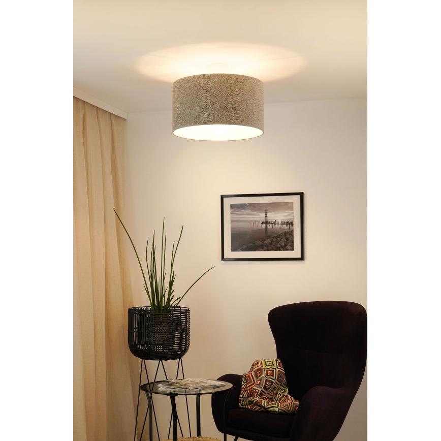 Brilagi - Pakabinamas sietynas BOUCLE ROLLER 1xE27/15W/230V diametras 45 cm pilka
