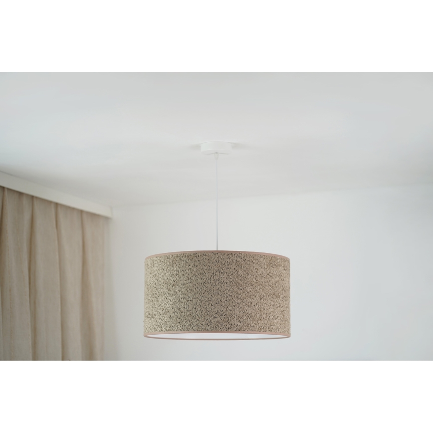 Brilagi - Pakabinamas sietynas BOUCLE ROLLER 1xE27/15W/230V diametras 45 cm ruda