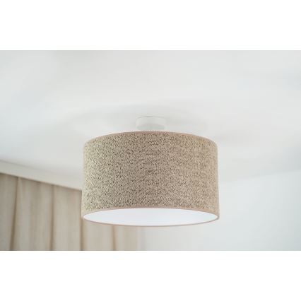 Brilagi - Pakabinamas sietynas BOUCLE ROLLER 1xE27/15W/230V diametras 45 cm ruda