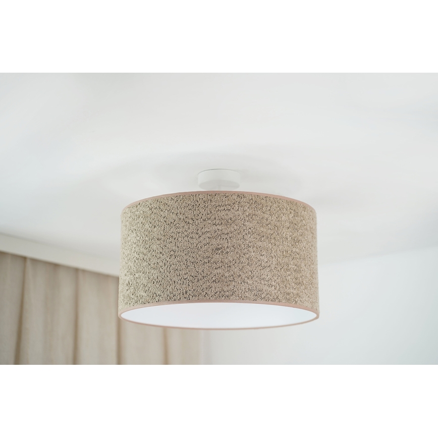 Brilagi - Pakabinamas sietynas BOUCLE ROLLER 1xE27/15W/230V diametras 45 cm ruda