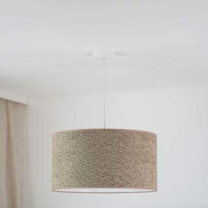 Brilagi - Pakabinamas sietynas BOUCLE ROLLER 1xE27/15W/230V diametras 50 cm ruda