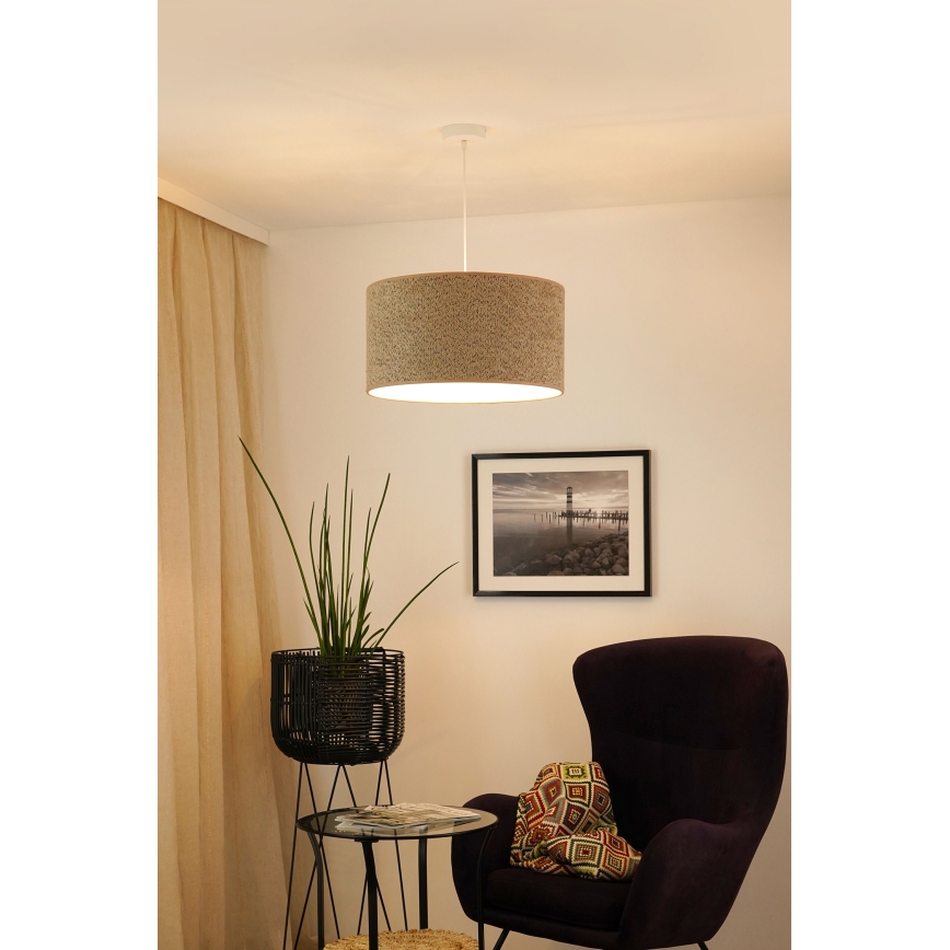 Brilagi - Pakabinamas sietynas BOUCLE ROLLER 1xE27/15W/230V diametras 50 cm ruda