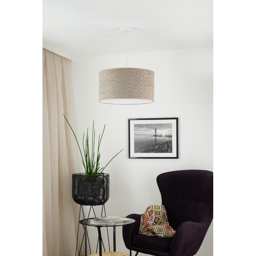 Brilagi - Pakabinamas sietynas BOUCLE ROLLER 1xE27/15W/230V diametras 50 cm ruda