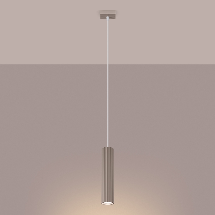 Brilagi - Pakabinamas sietynas CRESTO 1xGU10/10W/230V taupe