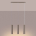 Brilagi - Pakabinamas sietynas CRESTO 3xGU10/10W/230V taupe