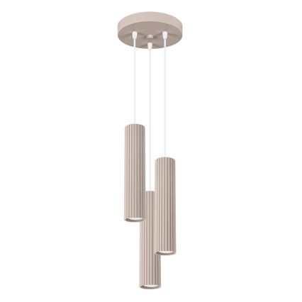 Brilagi - Pakabinamas sietynas CRESTO 3xGU10/10W/230V taupe
