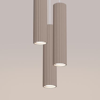 Brilagi - Pakabinamas sietynas CRESTO 3xGU10/10W/230V taupe