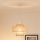 Brilagi - Pakabinamas sietynas DALLAS 1xE27/15W/230V diametras 30 cm ruda/kreminė/balta