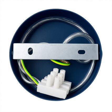 Brilagi - Pakabinamas sietynas FLAMENGO 1xE27/60W/230V mėlyna