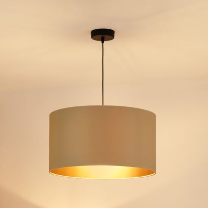 Brilagi - Pakabinamas sietynas OREGON ROLLER VEGE 1xE27/15W/230V diametras 45 cm smėlio spalva