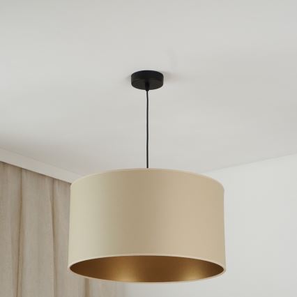 Brilagi - Pakabinamas sietynas OREGON ROLLER VEGE 1xE27/15W/230V diametras 45 cm smėlio spalva