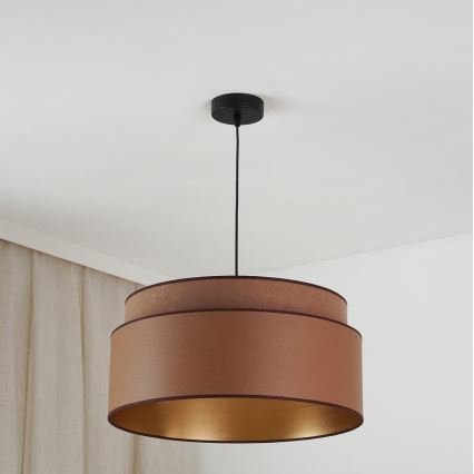 Brilagi - Pakabinamas sietynas OREGON VEGE 1xE27/15W/230V diametras 45 cm ruda