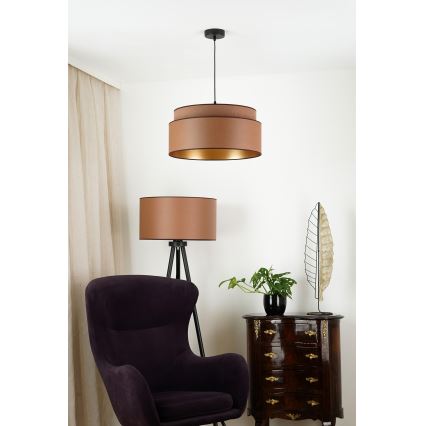Brilagi - Pakabinamas sietynas OREGON VEGE 1xE27/15W/230V diametras 45 cm ruda