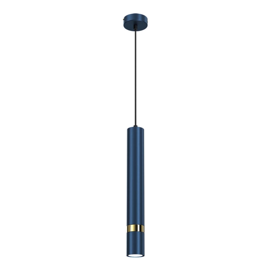 Brilagi - Pakabinamas sietynas POKER 1xGU10/25W/230V mėlyna/auksas