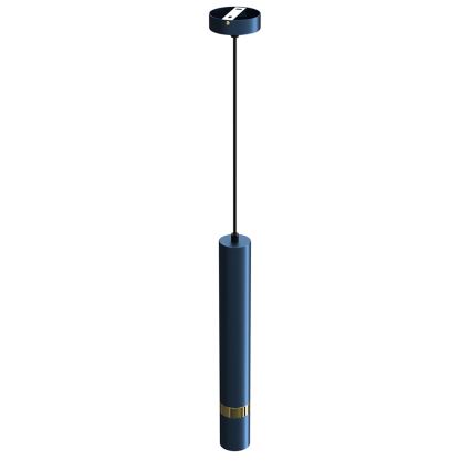 Brilagi - Pakabinamas sietynas POKER 1xGU10/25W/230V mėlyna/auksas