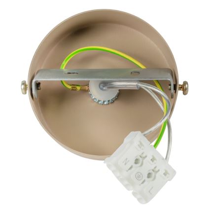 Brilagi - Pakabinamas sietynas POKER 1xGU10/25W/230V smėlio spalva/auksas
