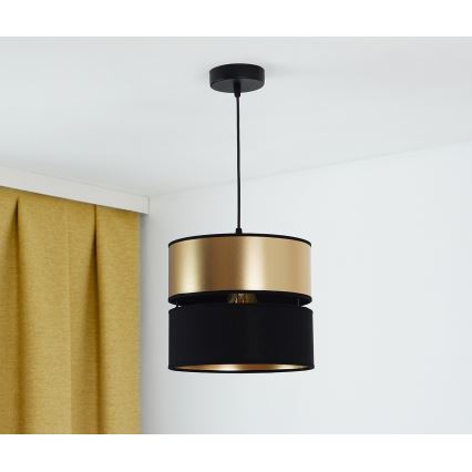 Brilagi - Pakabinamas sietynas ROYAL 1xE27/15W/230V diametras 25 cm juoda/auksas