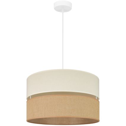Brilagi - Pakabinamas sietynas ROYAL YUTE 1xE27/15W/230V diametras 40 cm smėlio spalva/kreminė