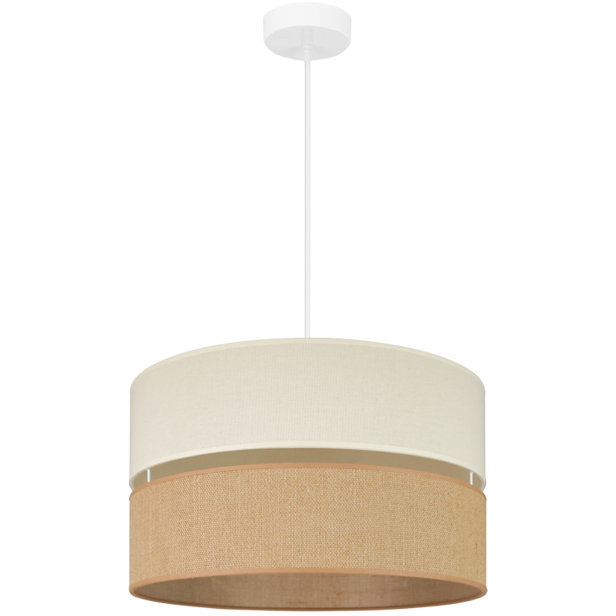 Brilagi - Pakabinamas sietynas ROYAL YUTE 1xE27/15W/230V diametras 40 cm smėlio spalva/kreminė