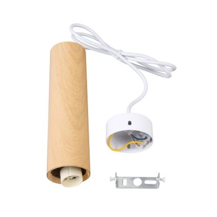 Brilagi - Pakabinamas sietynas SELE 1xGU10/30W/230V balta/ąžuolo dekoras