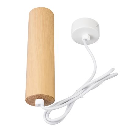 Brilagi - Pakabinamas sietynas SELE 1xGU10/30W/230V balta/ąžuolo dekoras
