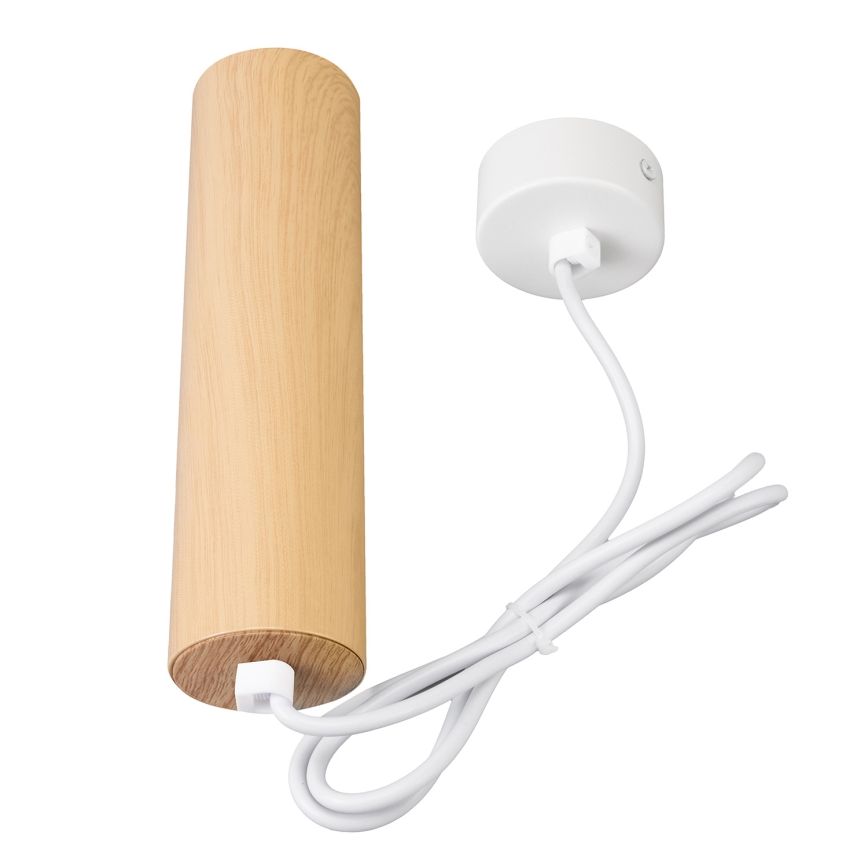 Brilagi - Pakabinamas sietynas SELE 1xGU10/30W/230V balta/ąžuolo dekoras