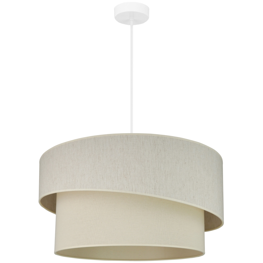 Brilagi - Pakabinamas sietynas SHINE 1xE27/15W/230V diametras 50 cm kreminė
