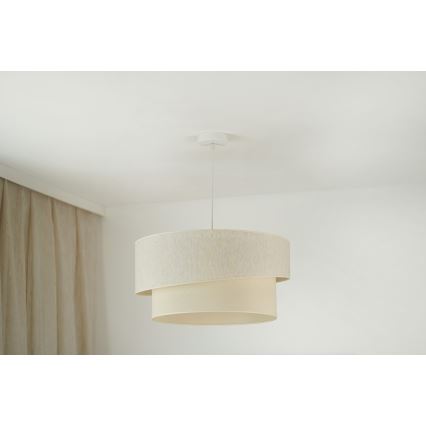 Brilagi - Pakabinamas sietynas SHINE 1xE27/15W/230V diametras 50 cm kreminė