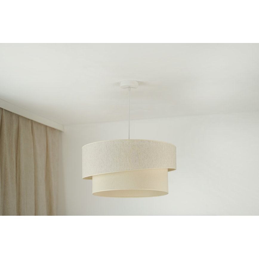 Brilagi - Pakabinamas sietynas SHINE 1xE27/15W/230V diametras 50 cm kreminė