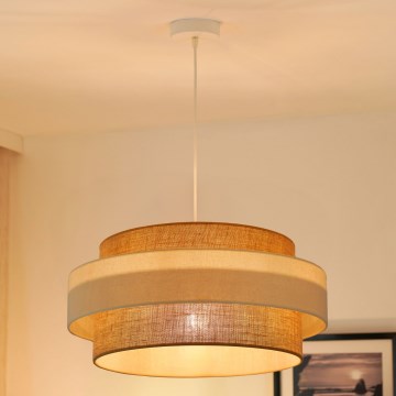 Brilagi - Pakabinamas sietynas SPACE LIGHT 1xE27/15W/230V diametras 50 cm smėlio spalva/kreminė